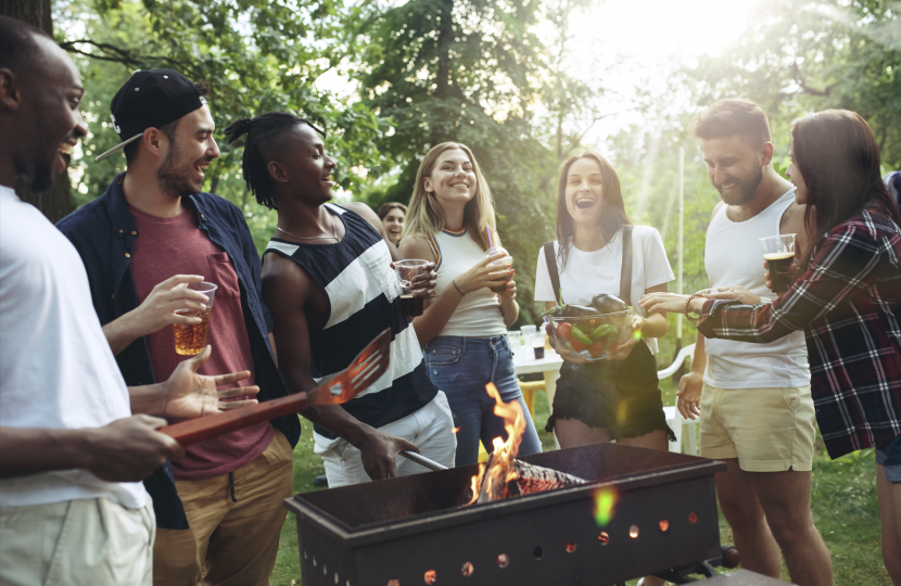 Freshers' week meet and greet BBQ