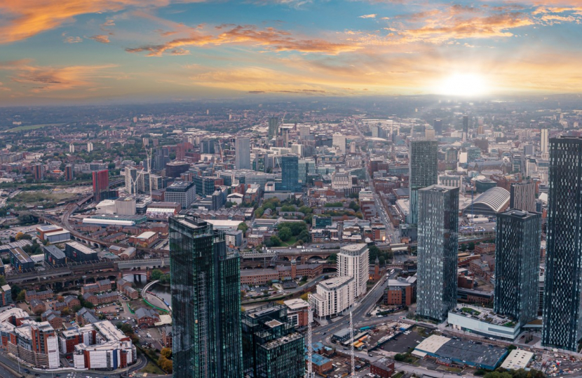 Manchester skyline