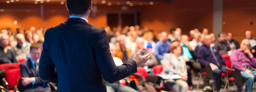 speaker and audience