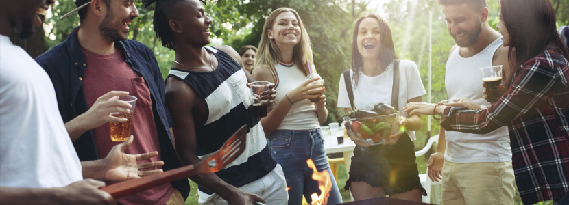 Freshers' week meet and greet BBQ