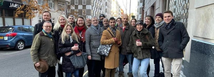 Campaign team out in Vincent Square 