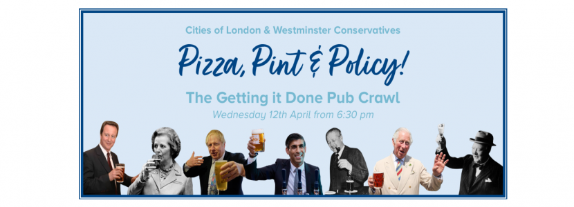 Pizza, Pint & Policy: The Getting it Done Pub Crawl