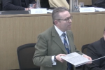 Cllr David Harvey at Full Council on 8 March